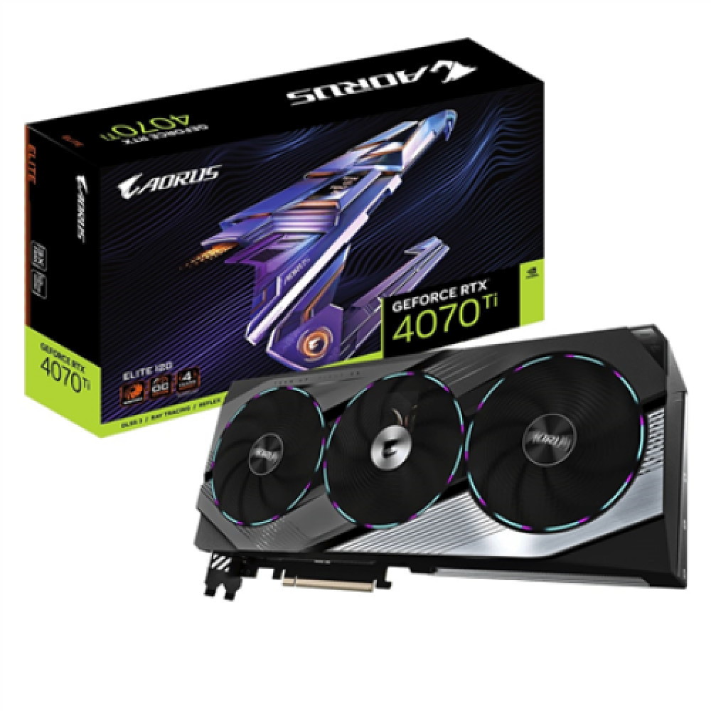 Gigabyte , GV-N407TAORUS E-12GD 1.0 , NVIDIA , 12 GB , GeForce RTX 4070 Ti , GDDR6X , DVI-D ports quantity , HDMI ports quantity 1 , PCI-E 4.0 , Memory clock speed 21000 MHz , Processor frequency MHz
