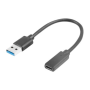 AD-UC-UA-03 Lanberg USB Type-C to USB Type-A Adapter Cable , AD-UC-UA-03