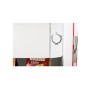 Midea Refrigerator , MDRD142SLE32 , Energy efficiency class E , Free standing , Larder , Height 83.5 cm , Fridge net capacity 93 L , 41 dB , Red