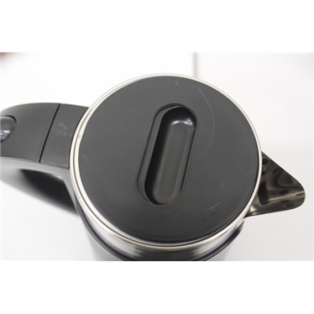 SALE OUT. Adler , Kettle , AD 1372 , Electric , 800 W , 0.6 L , Plastic/Stainless steel , 360° rotational base , Black , DAMAGED PACKAGING, SCRATCHES ON TOP