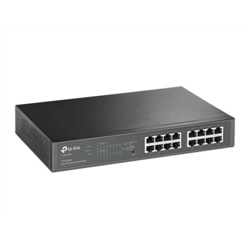 TP-LINK , Switch , TL-SG1016PE , Web Managed , Desktop/Rackmountable , Gigabit Ethernet (copper) ports quantity 16 , PoE+ ports quantity 8