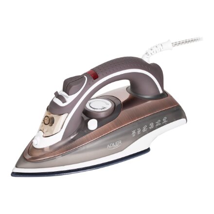 Adler , Iron , AD 5030 , Steam Iron , 3000 W , Water tank capacity 310 ml , Continuous steam 20 g/min , Brown