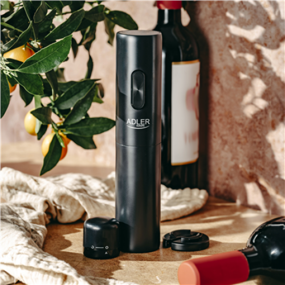 Adler Electric Wine Opener - Set , AD 4509 , Black