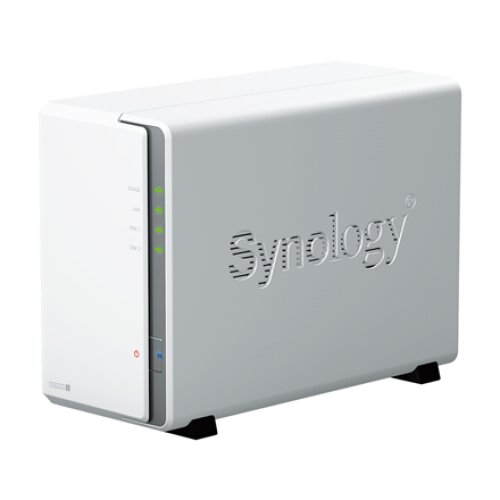 Synology , Tower NAS , DS223j , up to 2 HDD/SSD , Realtek , RTD1619B , Processor frequency 1.7 GHz , 1 GB , DDR4
