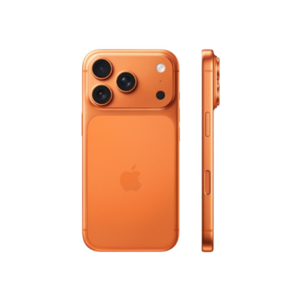 Apple iPhone 17 Pro , Cosmic Orange , 6.3 , Super Retina XDR display , 2622 x 1206 pixels , A19 Pro , Internal RAM 12 GB , 256 GB , Dual SIM , 5G , Main camera resolution 48+48+48 MP , Secondary camera resolution 18 MP , iOS