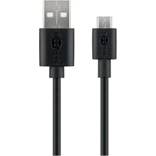 Goobay , Micro USB charging and sync cable , 46800 , USB-A to micro-USB USB 2.0 micro male (type B)