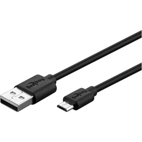Goobay , Micro USB charging and sync cable , 46800 , USB-A to micro-USB USB 2.0 micro male (type B)