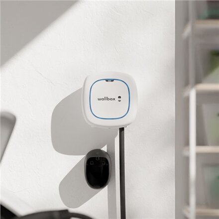 Wallbox Electric Vehicle charge , Pulsar Max , 22 kW , Wi-Fi, Bluetooth , 5 m , White