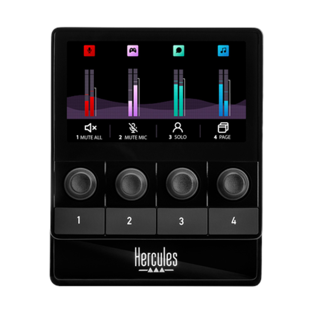 Hercules Stream 100 , Black , Audio Controller
