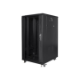 Lanberg , Rack cabinet 19 free-standing 22U/600x800 (flat pack) , FF01-6822-12B , Black