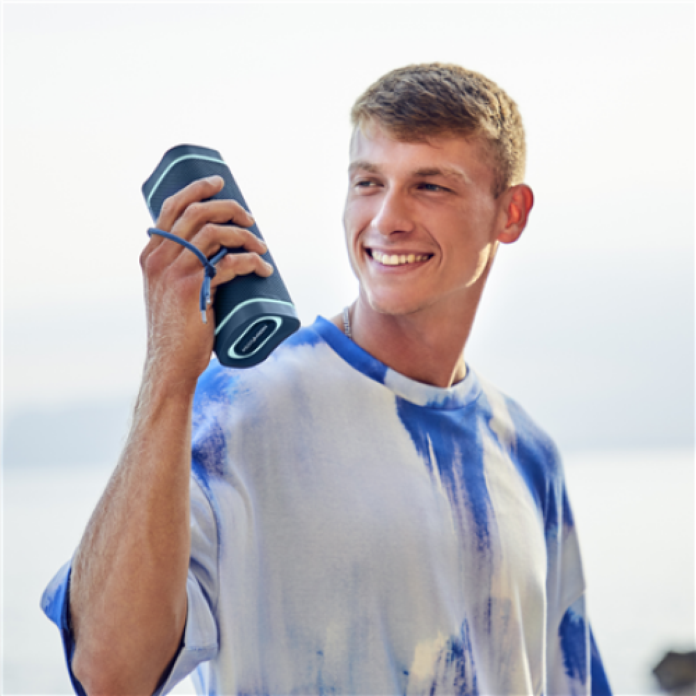 Energy Sistem , Speaker with RGB LED Lights , Nami ECO , 15 W , Waterproof , Bluetooth , Blue , Portable , Wireless connection