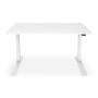 Electric Height Adjustable Desk , 73 - 123 cm , Maximum load weight 50 kg , Metal , White