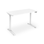 Electric Height Adjustable Desk , 73 - 123 cm , Maximum load weight 50 kg , Metal , White