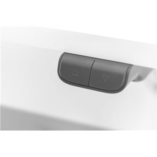 Electric Height Adjustable Desk , 73 - 123 cm , Maximum load weight 50 kg , Metal , White