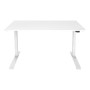 Electric Height Adjustable Desk , 73 - 123 cm , Maximum load weight 50 kg , Metal , White