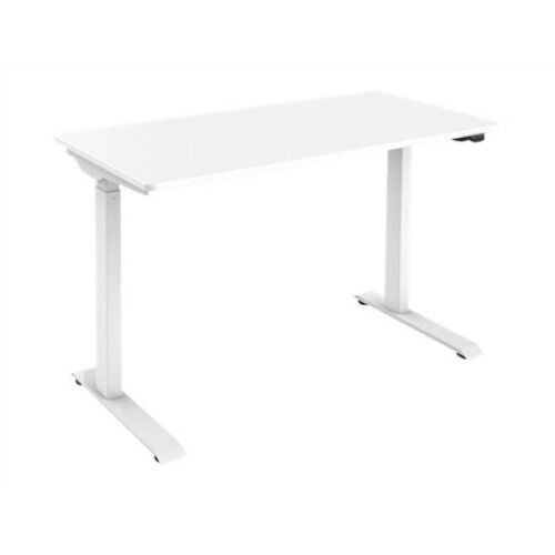 Electric Height Adjustable Desk , 73 - 123 cm , Maximum load weight 50 kg , Metal , White