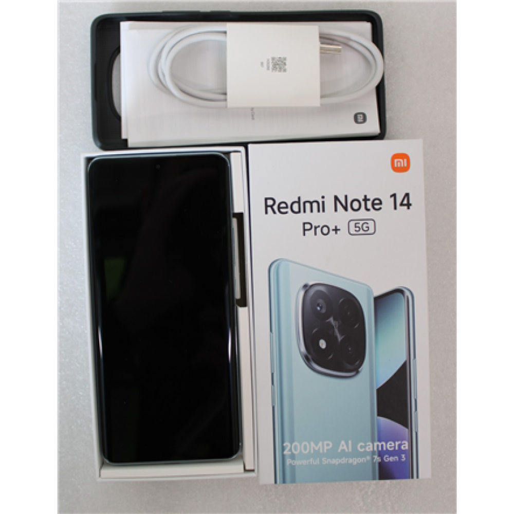 SALE OUT. Xiaomi Redmi Note 14 Pro+ (Frost Blue) Dual SIM 6.67“ AMOLED 1220x2712/2.5GHz&1.8GHz/512GB/12GB RAM/Android 14/5G,MZB0IIWEU , SALE OUT. Xiaomi Redmi , Note 14 Pro+ , Frost Blue , 6.67 , AMOLED , 1220 x 2712 pixels , Qualcomm , Snapdragon , I
