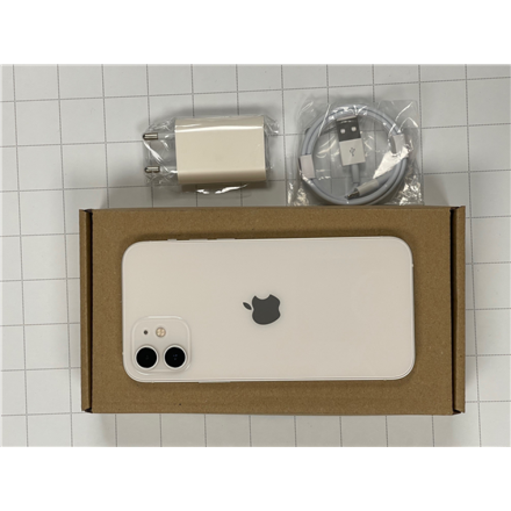 Apple REFURBISHED Grade B , iPhone 12 , White , 6.1 , Super Retina XDR OLED , 1170 x 2532 pixels , Internal RAM 4 GB , 128 GB , Dual SIM , 4G , Main camera resolution 12+12 MP , Secondary camera resolution 12 MP , iOS , 14.1