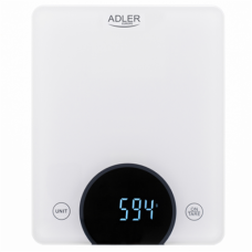 Adler Kitchen Scale AD 3173w Maximum weight (capacity) 10 kg, Graduation 1 g, Display type LED, White