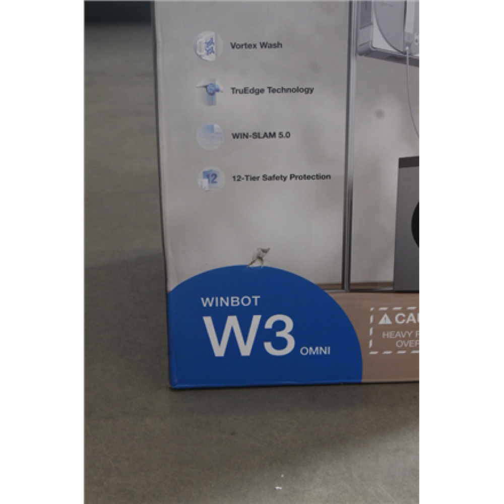SALE OUT. Ecovacs Window Cleaning Robot , WINBOT W3 OMNI , Corded/Cordless , 8000 Pa , White/Silver , DAMAGED PACKAGING