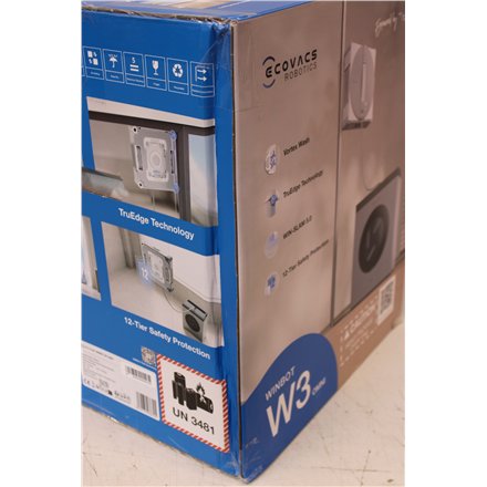 SALE OUT. Ecovacs Window Cleaning Robot , WINBOT W3 OMNI , Corded/Cordless , 8000 Pa , White/Silver , DAMAGED PACKAGING