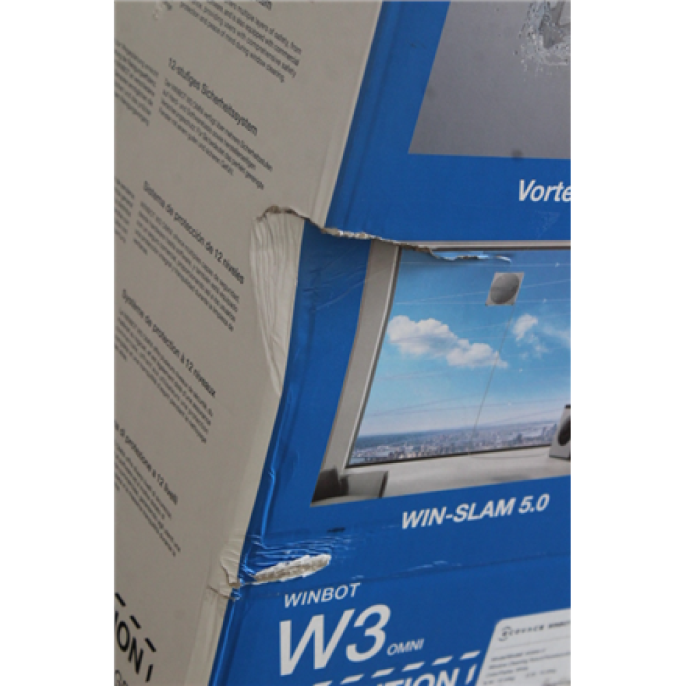 SALE OUT. Ecovacs Window Cleaning Robot , WINBOT W3 OMNI , Corded/Cordless , 8000 Pa , White/Silver , DAMAGED PACKAGING