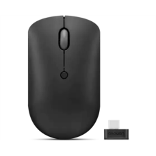 Lenovo , Wireless Compact Mouse , 400 , Red optical sensor , Wireless , 2.4G Wireless via USB-C receiver , Black , 1 year(s)