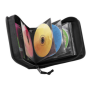 Case Logic , CD Wallet , 32 discs , Black , Nylon , Wallet holds 32 CDs or 16 with liner notes;Patented ProSleeves® provide ultra protection by keeping dirt away to prevent scratching of delicate CD surface;Durable outer material resistant to abrasion;