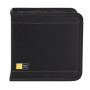 Case Logic , CD Wallet , 32 discs , Black , Nylon , Wallet holds 32 CDs or 16 with liner notes;Patented ProSleeves® provide ultra protection by keeping dirt away to prevent scratching of delicate CD surface;Durable outer material resistant to abrasion;