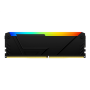 Kingston , FURY Beast RGB , 32 GB , DDR4 , 1600 MHz , PC/server , Registered No , ECC No