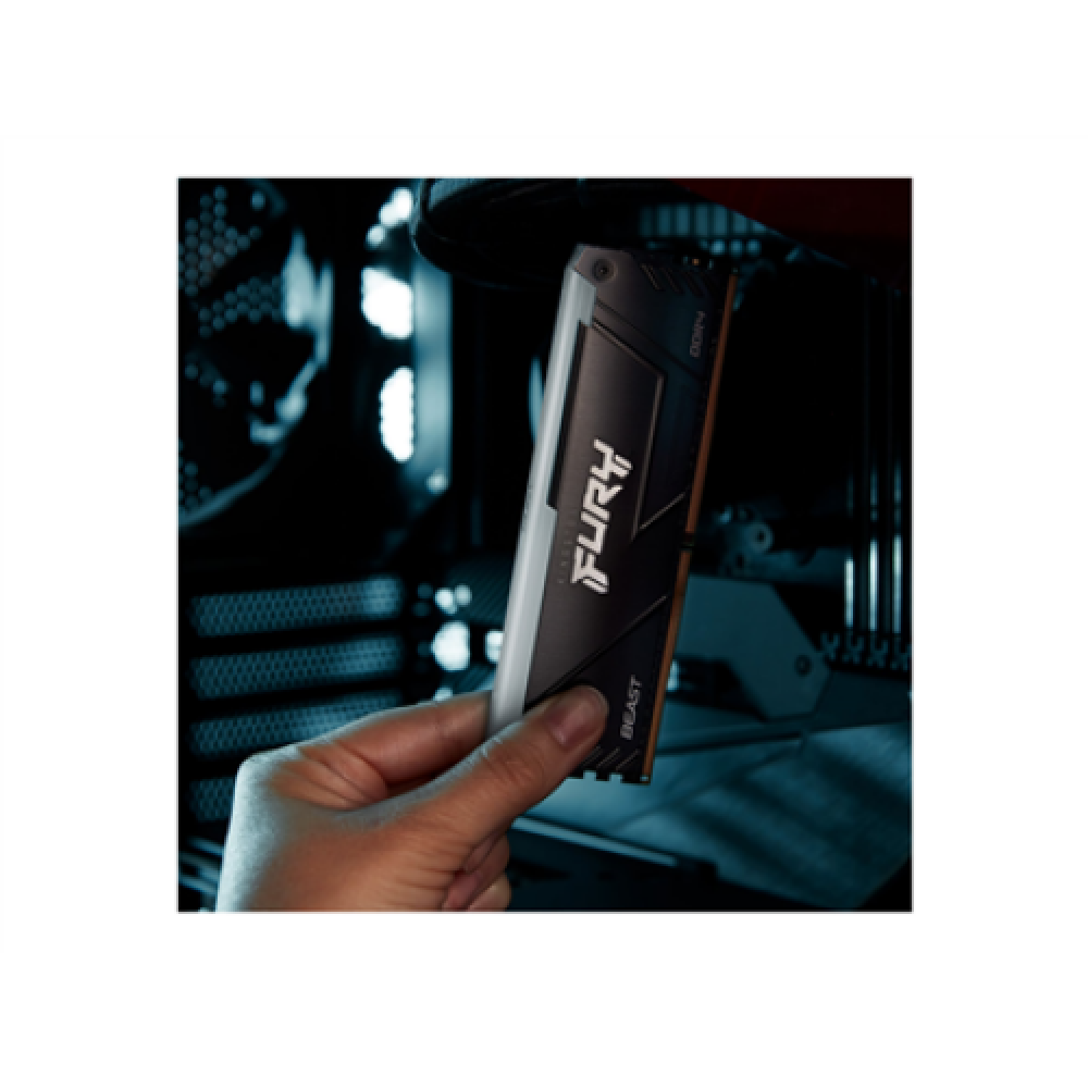 Kingston , FURY Beast RGB , 32 GB , DDR4 , 1600 MHz , PC/server , Registered No , ECC No