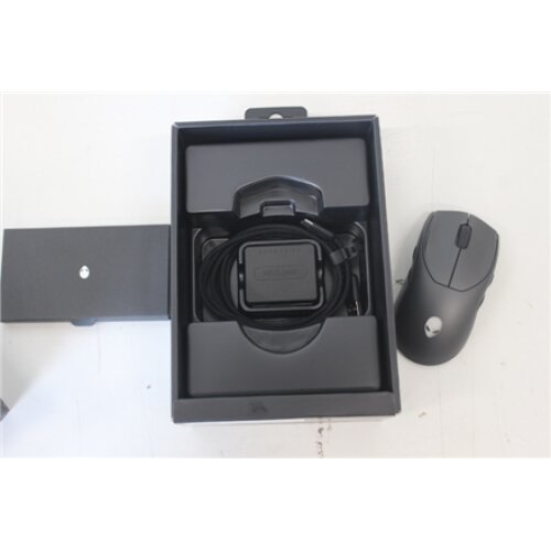 SALE OUT. Dell Alienware Tri-Mode Wireless Gaming Mouse AW720M (Dark Side of the Moon) Dell Gaming Mouse Alienware AW720M USED AS DEMO Wired - USB Type A Wired/Wireless Black