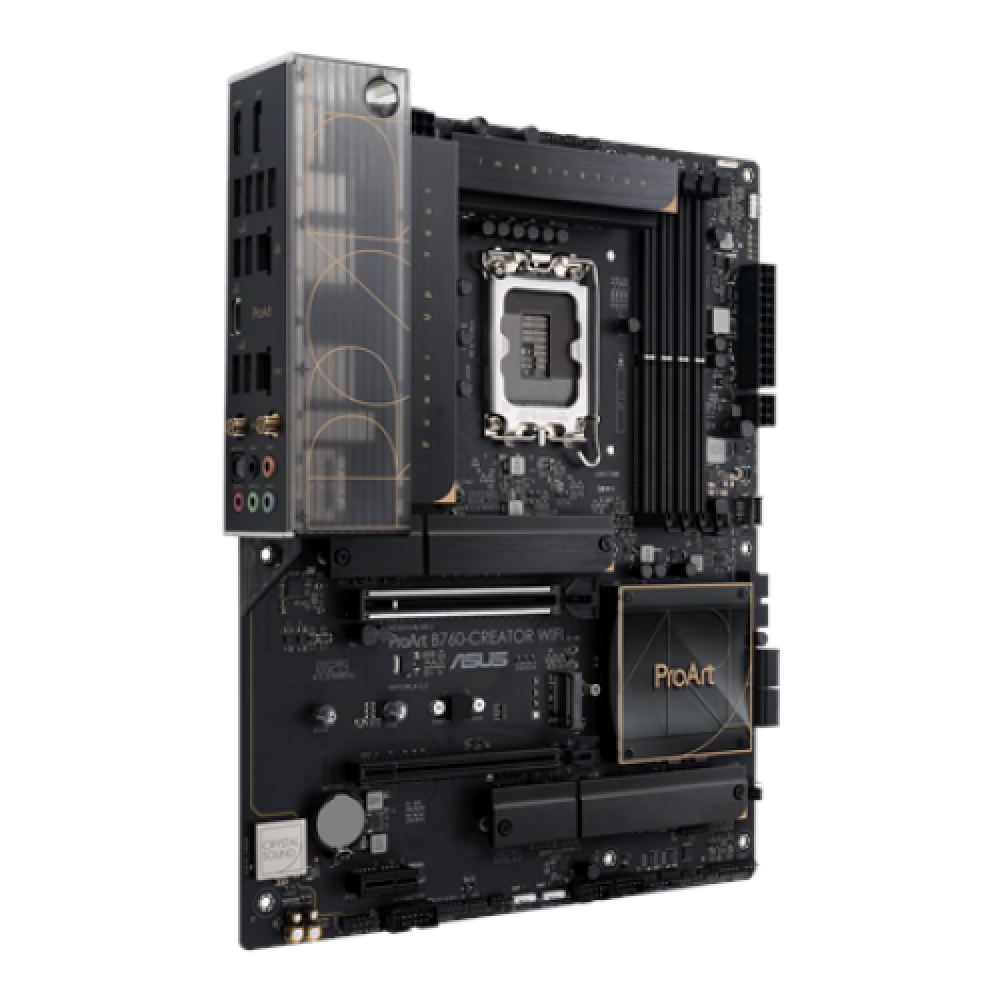 PROART B760-CREATOR WIFI , Processor family Intel , Processor socket LGA1700 , DDR5 DIMM , Supported hard disk drive interfaces M.2, SATA , Number of SATA connectors 4