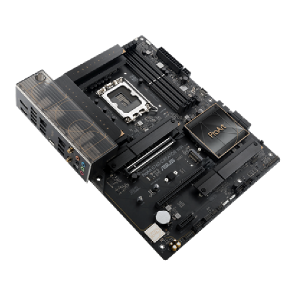 PROART B760-CREATOR WIFI , Processor family Intel , Processor socket LGA1700 , DDR5 DIMM , Supported hard disk drive interfaces M.2, SATA , Number of SATA connectors 4