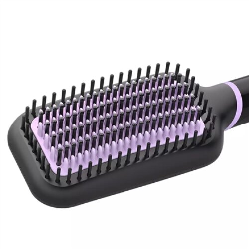 Philips , StyleCare Essential Heated straightening brush , BHH880/00 , Warranty 24 month(s) , Ceramic heating system , Temperature (min) 170 °C , Temperature (max) 200 °C , Number of heating levels 2 , Black