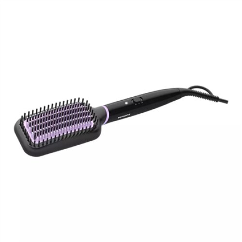Philips , StyleCare Essential Heated straightening brush , BHH880/00 , Warranty 24 month(s) , Ceramic heating system , Temperature (min) 170 °C , Temperature (max) 200 °C , Number of heating levels 2 , Black