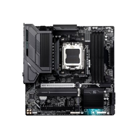 Gigabyte B850M GAMING X WIFI6E , Processor family AMD , Processor socket AM5 , DDR5 SDRAM , Supported hard disk drive interfaces M.2, SATA , Number of SATA connectors 4 , Micro ATX
