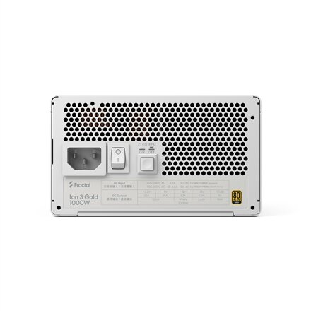 Fractal Design Power Supply, White , Ion 3 Gold , 1000 W