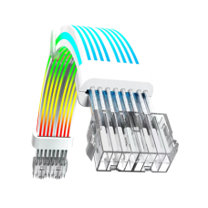 Gamemax , PSU Extension cable , VGA/CPU 2x8PIN-B , White