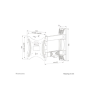 Neomounts Wall mount , WL40-550BL12 , Full motion, Tilt, Swivel , 32-55 , Maximum weight (capacity) 35 kg , Black