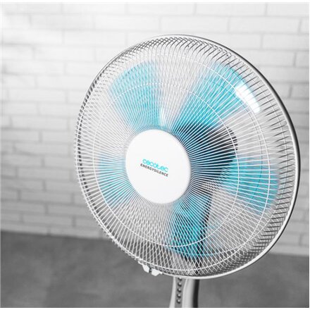 Cecotec EnergySilence 530 Power Connected , Stand Fan , 50 W , Diameter 40 cm , Number of speeds 3 , Oscillation , Remote control , White
