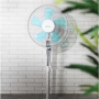 Cecotec EnergySilence 530 Power Connected , Stand Fan , White , Diameter 40 cm , Number of speeds 3 , Oscillation , 50 W , Remote control