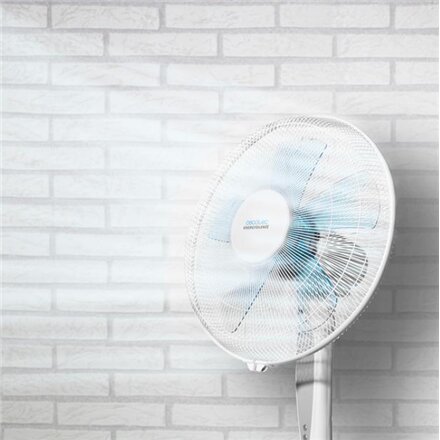 Cecotec EnergySilence 530 Power Connected , Stand Fan , 50 W , Diameter 40 cm , Number of speeds 3 , Oscillation , Remote control , White