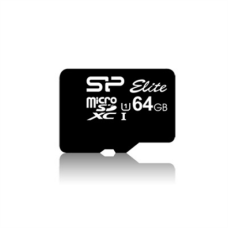 Silicon Power , Elite UHS-I , 64 GB , MicroSDXC , Flash memory class 10 , SD adapter