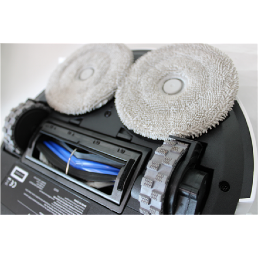 SALE OUT. Ecovacs DEEBOT mini Vacuum cleaner, Robot, Wet&Dry, ZeroTangle Technology, Agile Navigation, White/Blue + Auto-empty station , Ecovacs Robotic Vacuum Cleaner , DEEBOT mini BLUE , Wet&Dry , Li-ion , 3200 mAh , Dust capacity 1.8 L , 8000 P