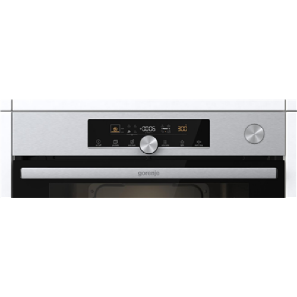 Gorenje , Oven , BSA6747A04X , 77 L , Electric , Catalytic , Touch , Steam function , Height 59.5 cm , Width 59.5 cm , Stainless Steel