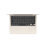 Apple MacBook , Air , Starlight , 13 , IPS , 2560 x 1664 pixels , Apple M4 , 16 GB , Solid-state drive capacity 256 GB , Apple M4 chip 10-core CPU/8-core GPU , macOS , 802.11ax , Bluetooth version 5.0 , Keyboard language English , Keyboard backlit , Warra