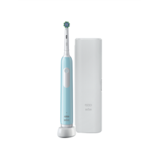 Oral-B , Electric Toothbrush with Travel Case , Pro Series 1 , Rechargeable , For adults , Number of brush heads included 1 , Number of teeth brushing modes 3 , Caribbean Blue
