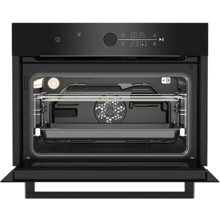 BEKO Oven , BBCM17400B , 48 L , Electric , Hydrolytic , Touch control , Steam function , Height 45.5 cm , Width 59.4 cm , Black