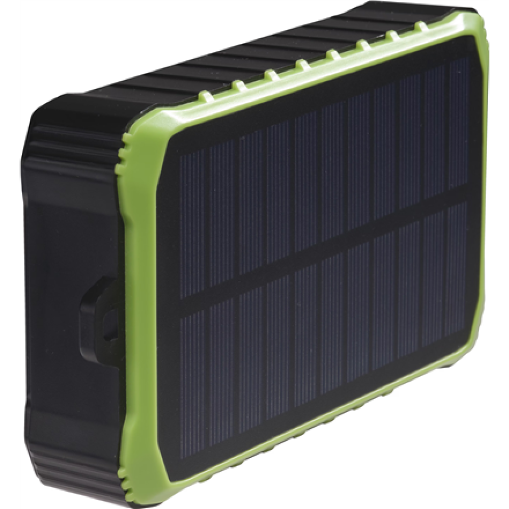 Denver , Solar Powerbank with Hand Crank Dynamo , PSO-10012 , 10000 mAh , Black